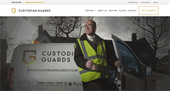 Desktop Screenshot of custodianguards.co.uk